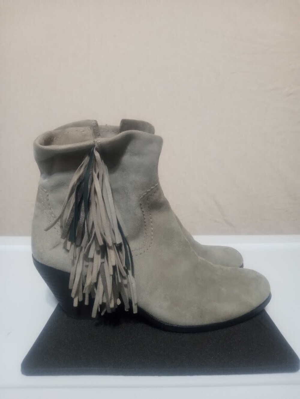 Sam Edelman Fringe Ankle Boots | Size 10 | Western Luxe GUC